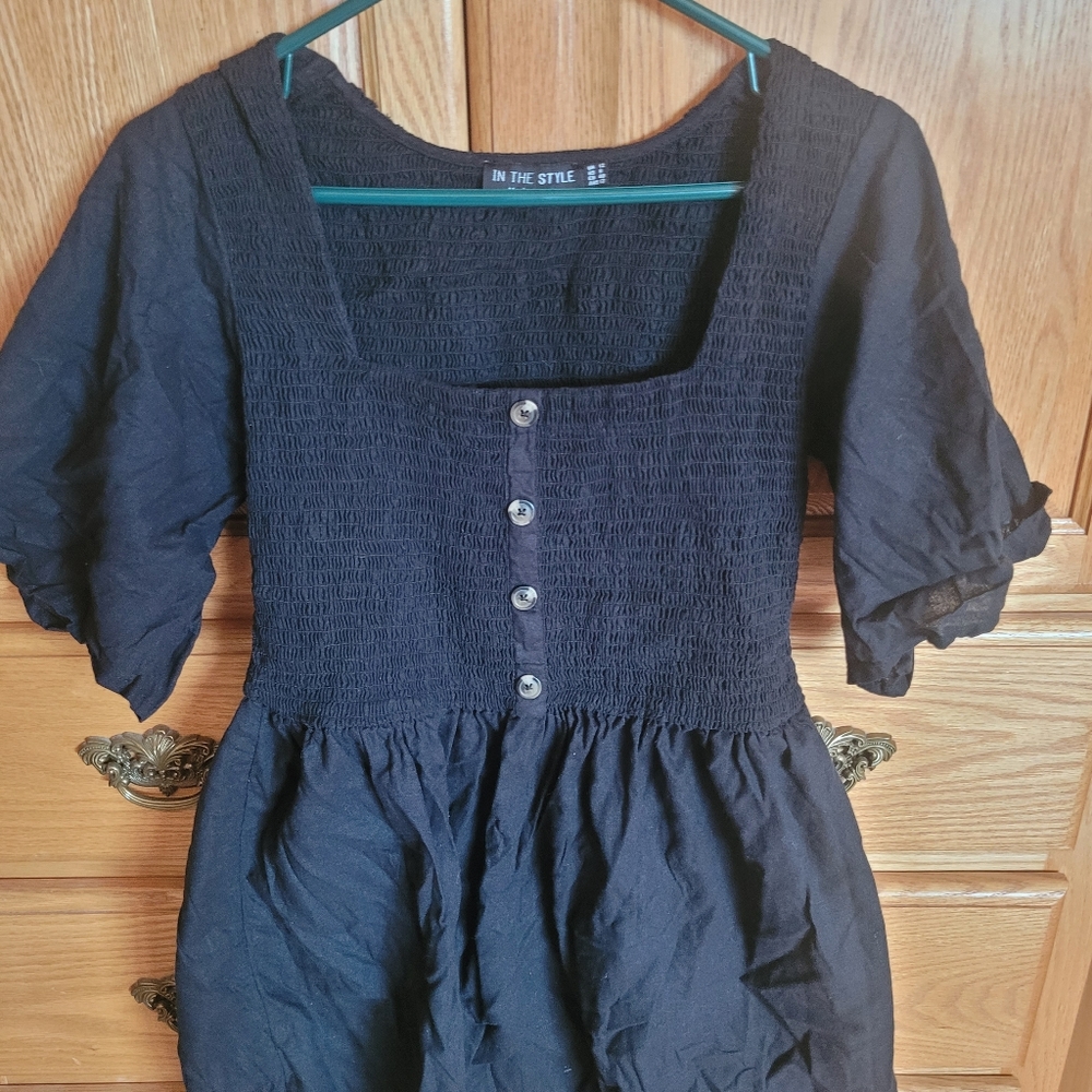 Jac Jossa black linen dress